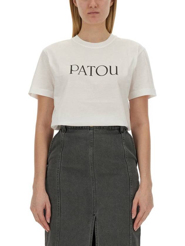 Patou Logo Print T-Shirt - PATOU - BALAAN 1