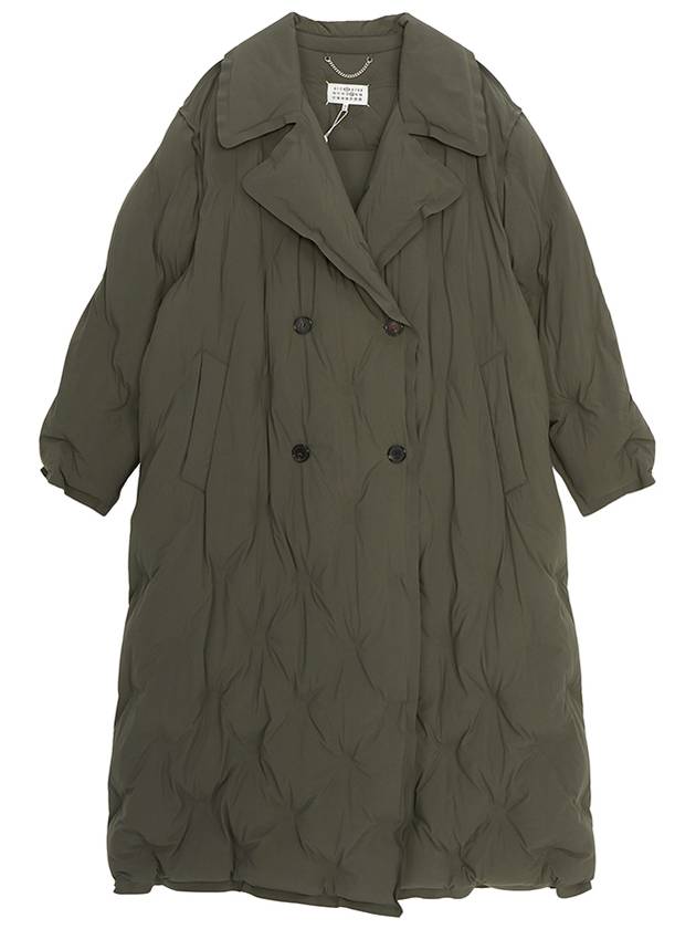 Recycled Nylon Padded Coat Olive - MAISON MARGIELA - BALAAN 2