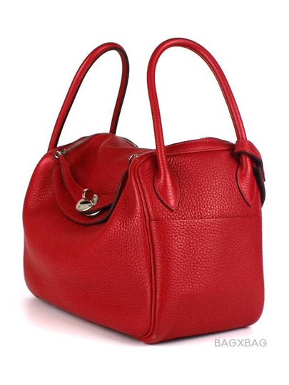 HM Lindy 26 Red Silver HM31BG030 - HERMES - BALAAN 2