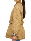 Diamond Quilted Nylon Jacket Beige - BURBERRY - BALAAN 7