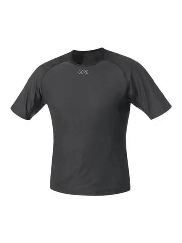 GOREWEAR M Baselayer Windstopper T Shirt Black Men s Windproof Short Sleeve - GOGORR - BALAAN 1