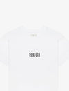 Goth Print Cotton Short Sleeve T-Shirt White - GIVENCHY - BALAAN 2