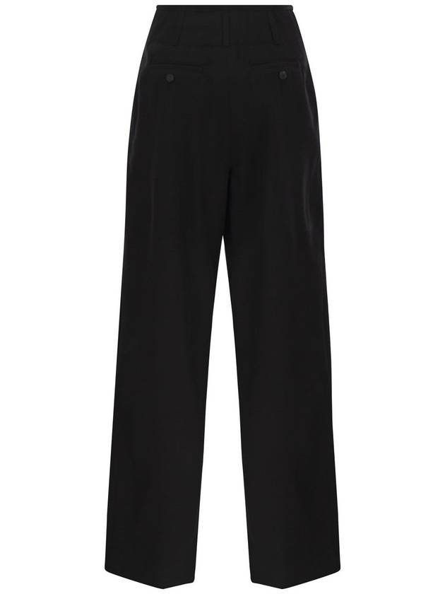 DINGEY - Loose-fitting trousers in wool blend - WEEKEND MAX MARA - BALAAN 2