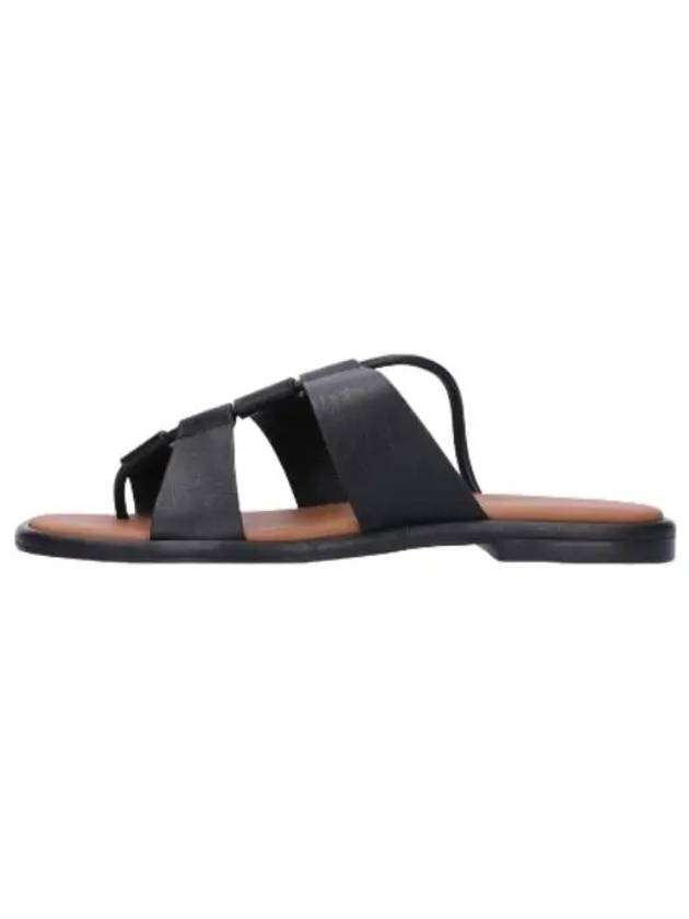 Lina Sandals Black Slippers - HEREU - BALAAN 1