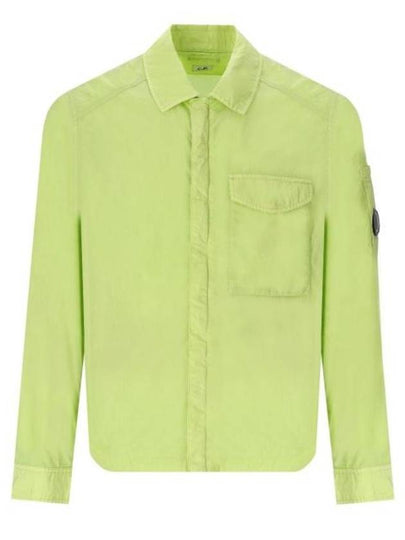 Chrome-R Pocket Over Long Sleeve Shirt Green - CP COMPANY - BALAAN 2