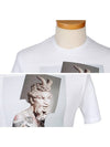 Tattoo Graphic Short Sleeve T-Shirt White - NEIL BARRETT - BALAAN 5