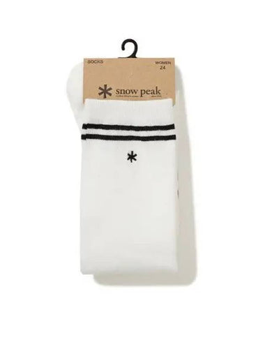 Women s Knee Socks Off White S23SUFSO85 - SNOW PEAK - BALAAN 1