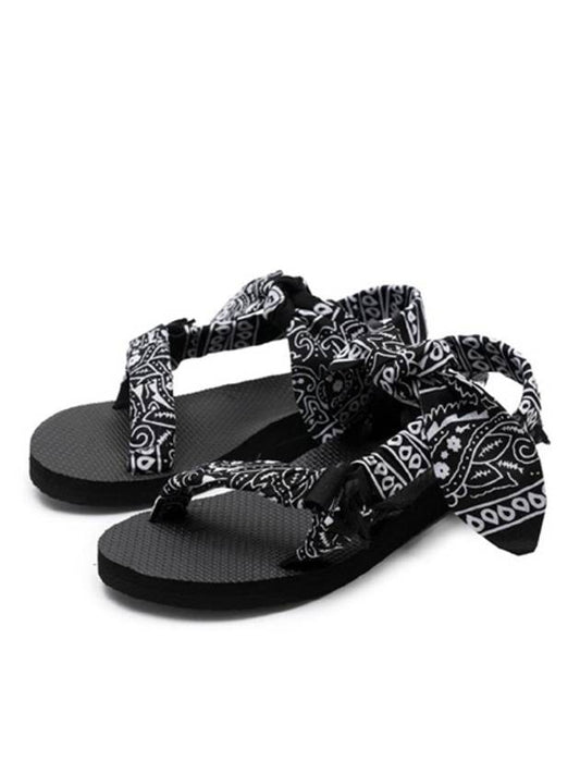 Trekkie Bandana Sandals Black - ARIZONA LOVE - BALAAN 1