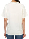 Deodara Side Slit Cotton Short Sleeve T-shirt White - MAX MARA - BALAAN 4