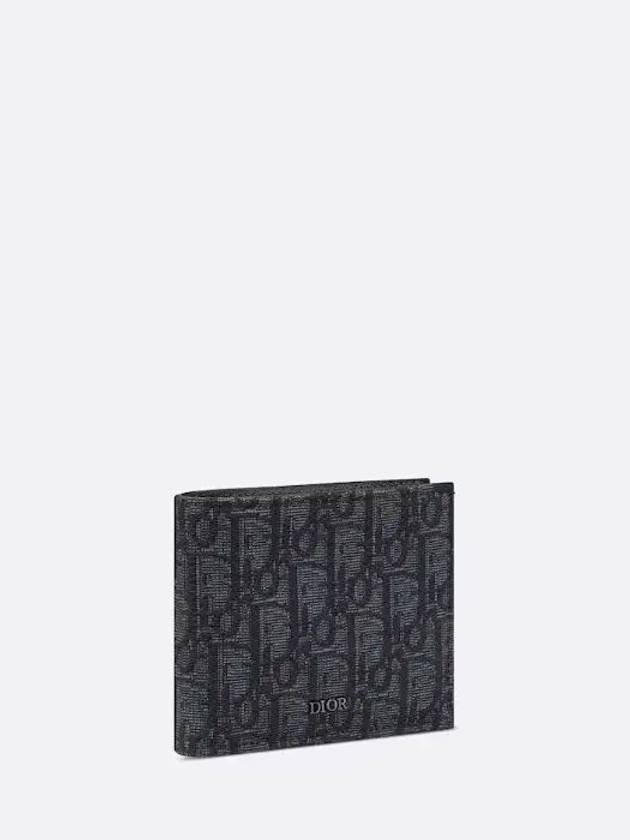 Wallet Black  Oblique Jacquard - DIOR - BALAAN 4