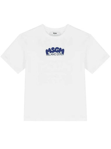 Kids Women Logo Printing T Shirt S4MSJBTH256 001 - MSGM - BALAAN 1