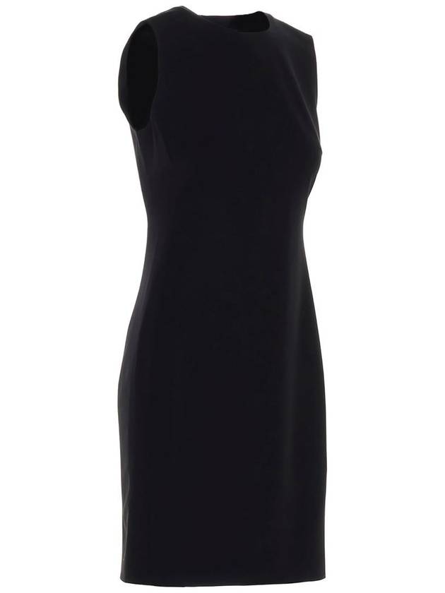 Sleeveless Fitted Midi Dress Black - THEORY - BALAAN 3