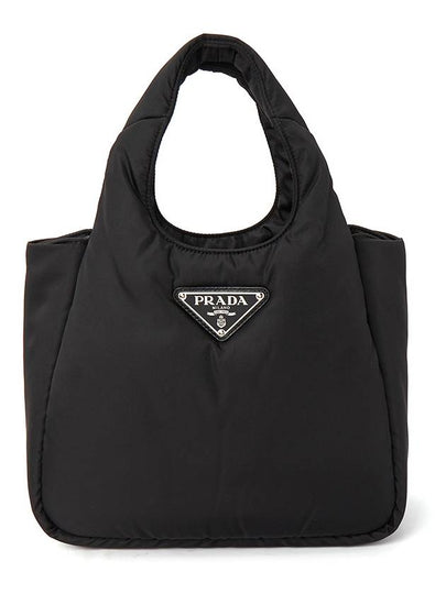 Small Padded Re-Nylon Tote Bag Nero - PRADA - BALAAN 2