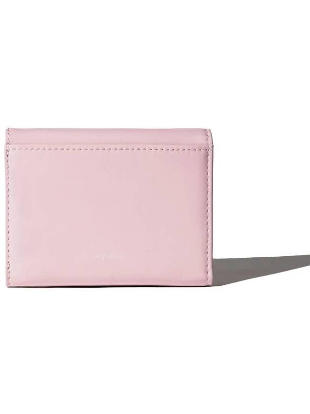 Dot mini halfwallet banknote card wallet baby pink - LE MASQUE - BALAAN 4