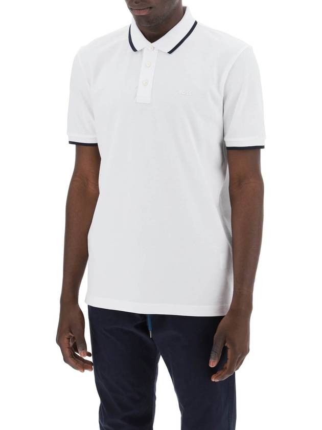 Rubberize Logo Cotton Polo Shirt 50494697 - HUGO BOSS - BALAAN 5