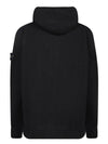 Wool Hooded Jacket Black - STONE ISLAND - BALAAN 3