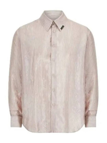 M Classic Shirt Multi PINK GRAY STRIPE - MARTINE ROSE - BALAAN 1