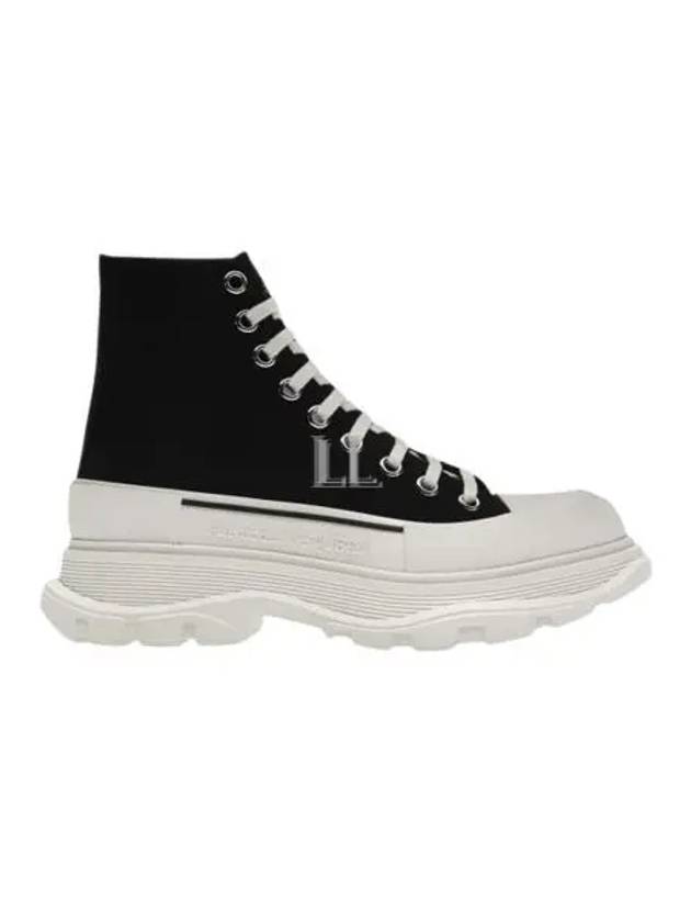 Tread Slick High Top Sneakers White Black - ALEXANDER MCQUEEN - BALAAN 2