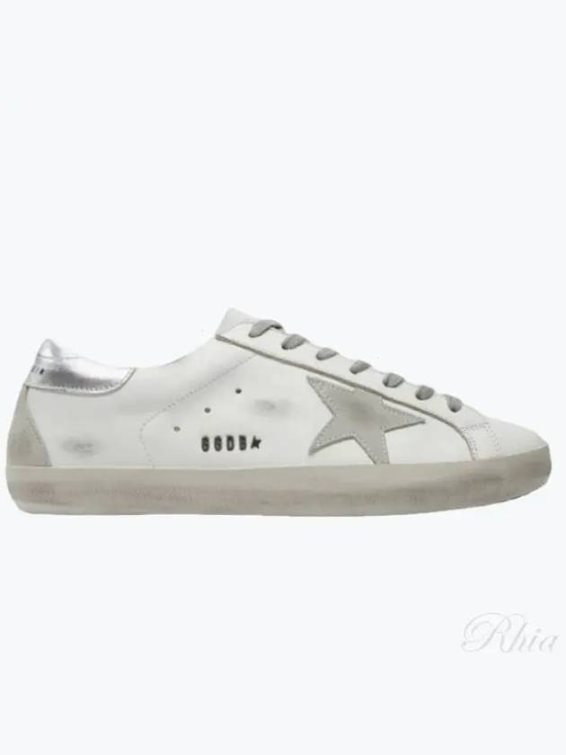 Superstar Silver Heel Tab Sneakers White - GOLDEN GOOSE - BALAAN 2