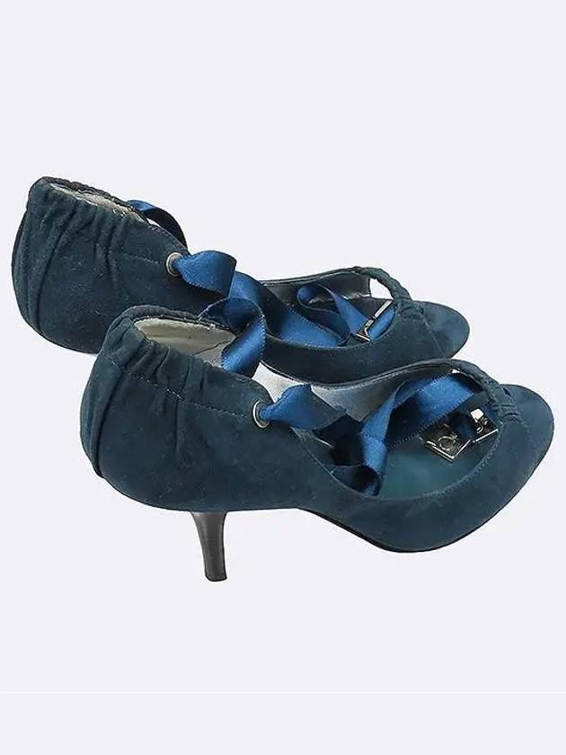 Navy color open toe women s pumps shoes - DIOR - BALAAN 5