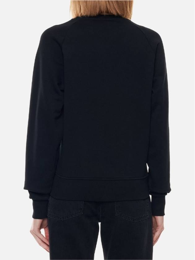 Fox Head Patch Adjusted Sweatshirt Black - MAISON KITSUNE - BALAAN 3