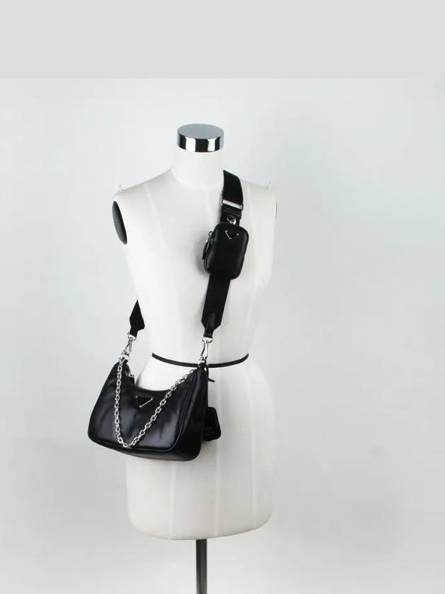 Re-Edition 2005 Padded Nappa Leather Shoulder Bag Black - PRADA - BALAAN 5