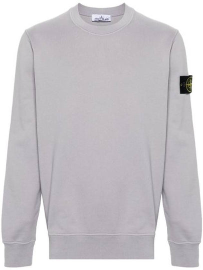 Wappen Patch Garment Dyed Sweatshirt Grey - STONE ISLAND - BALAAN 2