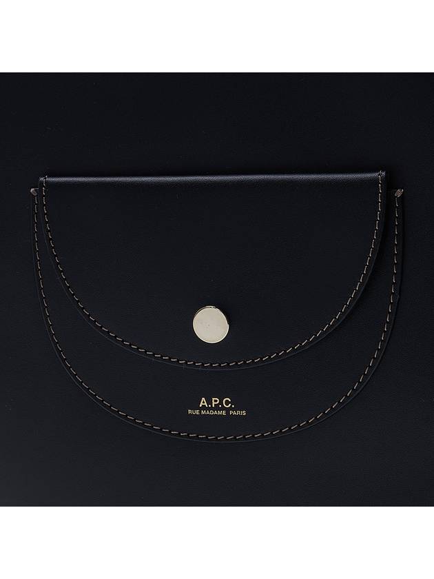 Semi Circle Pocket Bag Black - A.P.C. - BALAAN 8