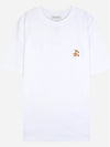 Speedy Fox Patch Comfort Short Sleeve T-Shirt White - MAISON KITSUNE - BALAAN 2