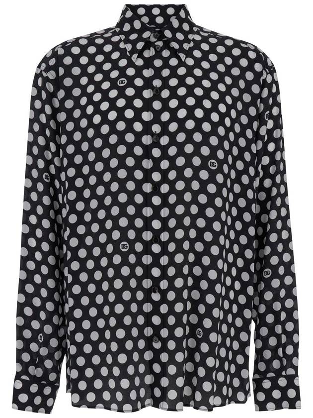 Polka dot print silk shirt G5IT7TIS1U1 - DOLCE&GABBANA - BALAAN 2