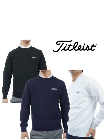 Crew Neck Knit Sweatshirt TLPMK130J - TITLEIST - BALAAN 1