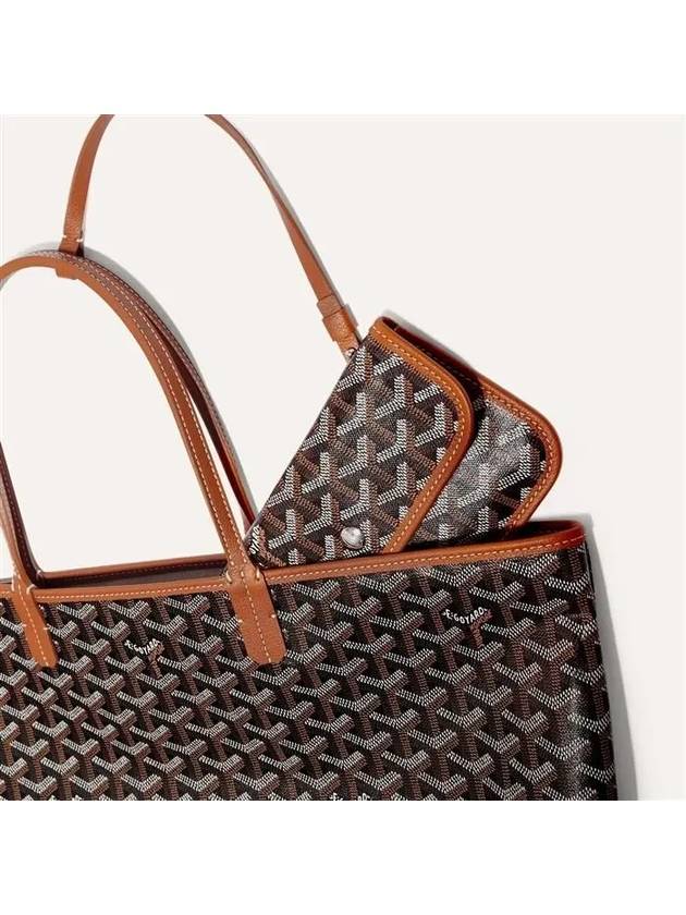 Saint Louis Saint Louis PM Tote Bag Black Tan - GOYARD - BALAAN 4