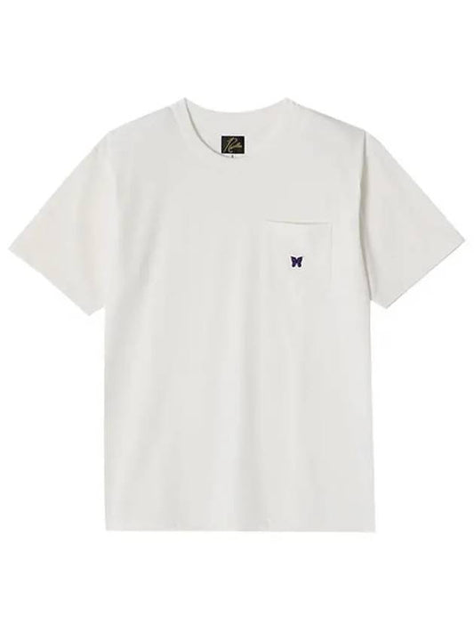 Crew Neck Poly Jersey Short Sleeve T-Shirt White - NEEDLES - BALAAN 2