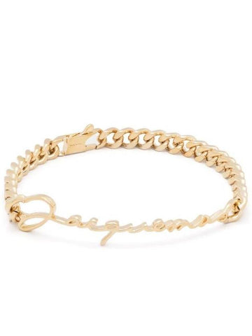 Logo Chain Link Bracelet Gold - JACQUEMUS - BALAAN 1