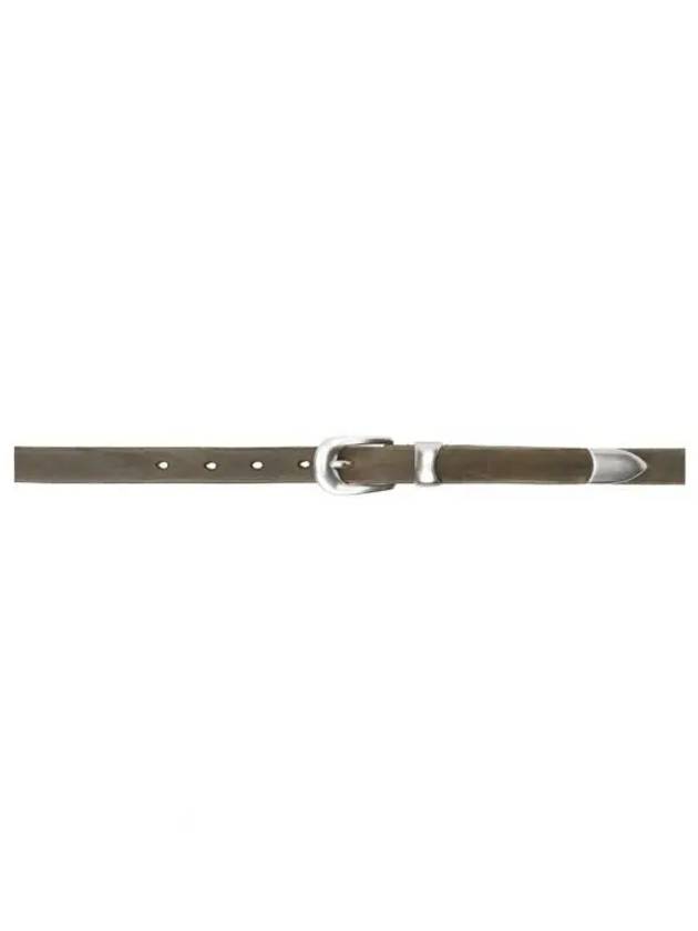 Buckle Leather Belt Grau - OUR LEGACY - BALAAN 2