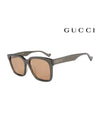 Eyewear Logo Square Sunglasses Brown - GUCCI - BALAAN 1