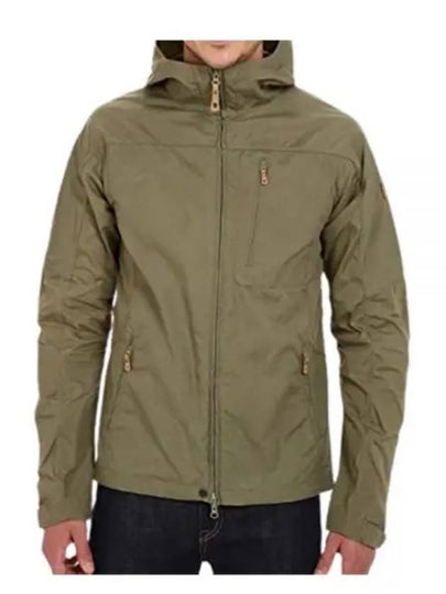 Men's Sten Zip-Up Hoodie Green - FJALL RAVEN - BALAAN 2