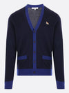 Baby Fox Patch Regular Cardigan Navy - MAISON KITSUNE - BALAAN 2