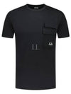 20/1 Jersey Flap Pocket Short Sleeve T-Shirt Black - CP COMPANY - BALAAN 2