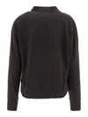 Moby Logo Print Sweatshirt Black - ISABEL MARANT ETOILE - BALAAN 3