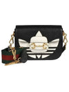 Adidas Horsebit 1955 mini cross bag black white - GUCCI - BALAAN 1