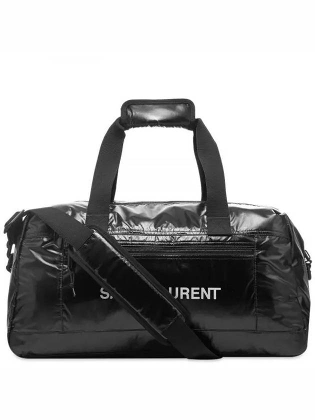 Nylon Nuxx Duffle Bag Black Platinum - SAINT LAURENT - BALAAN 2