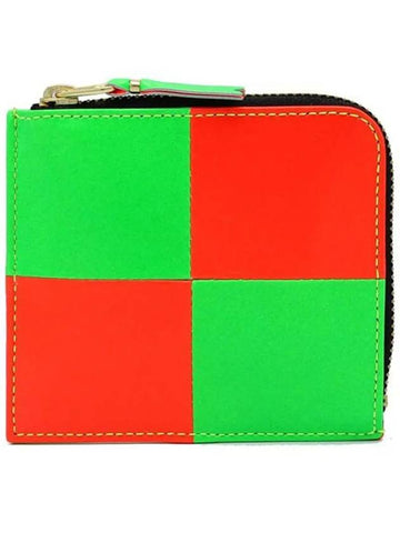 Bicolor Fluo Half Wallet SA3100FS - COMME DES GARCONS - BALAAN 1