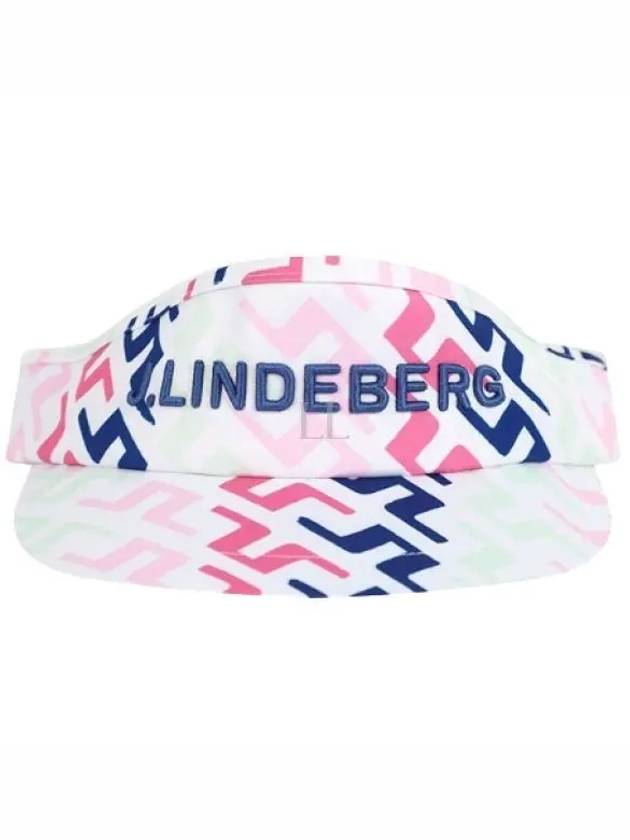 Men's Viktor Print Visor White - J.LINDEBERG - BALAAN 2