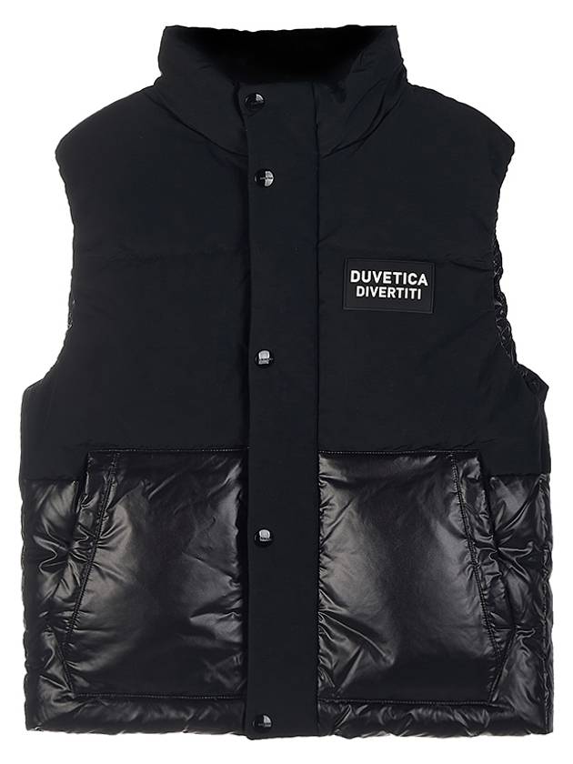 Ughetti Men's Padding Vest VUDV06225 K0001 BKS - DUVETICA - BALAAN 1