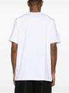 Logo Print Cotton Short Sleeve T-shirt White - MSGM - BALAAN 3