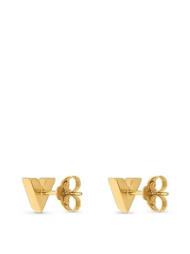 Essential V Stud Earrings Gold - LOUIS VUITTON - BALAAN 4