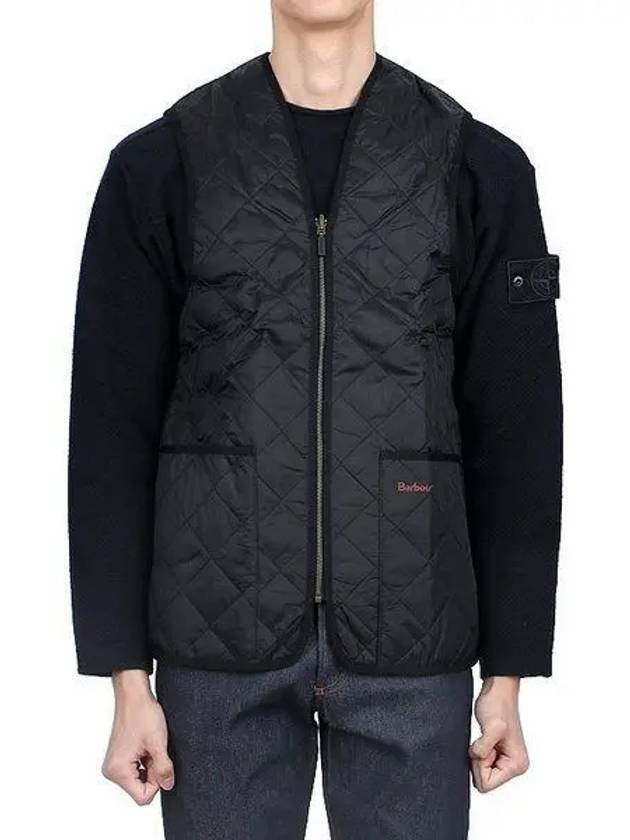 Quilted Waistcoat Zip In Liner Vest Black - BARBOUR - BALAAN 2