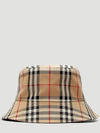 Allover Signature Classic Check Print Pattern Bucket Hat - BURBERRY - BALAAN 2