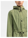 Naslan Light Watro Garment Dyed Parka Green - STONE ISLAND - BALAAN 6